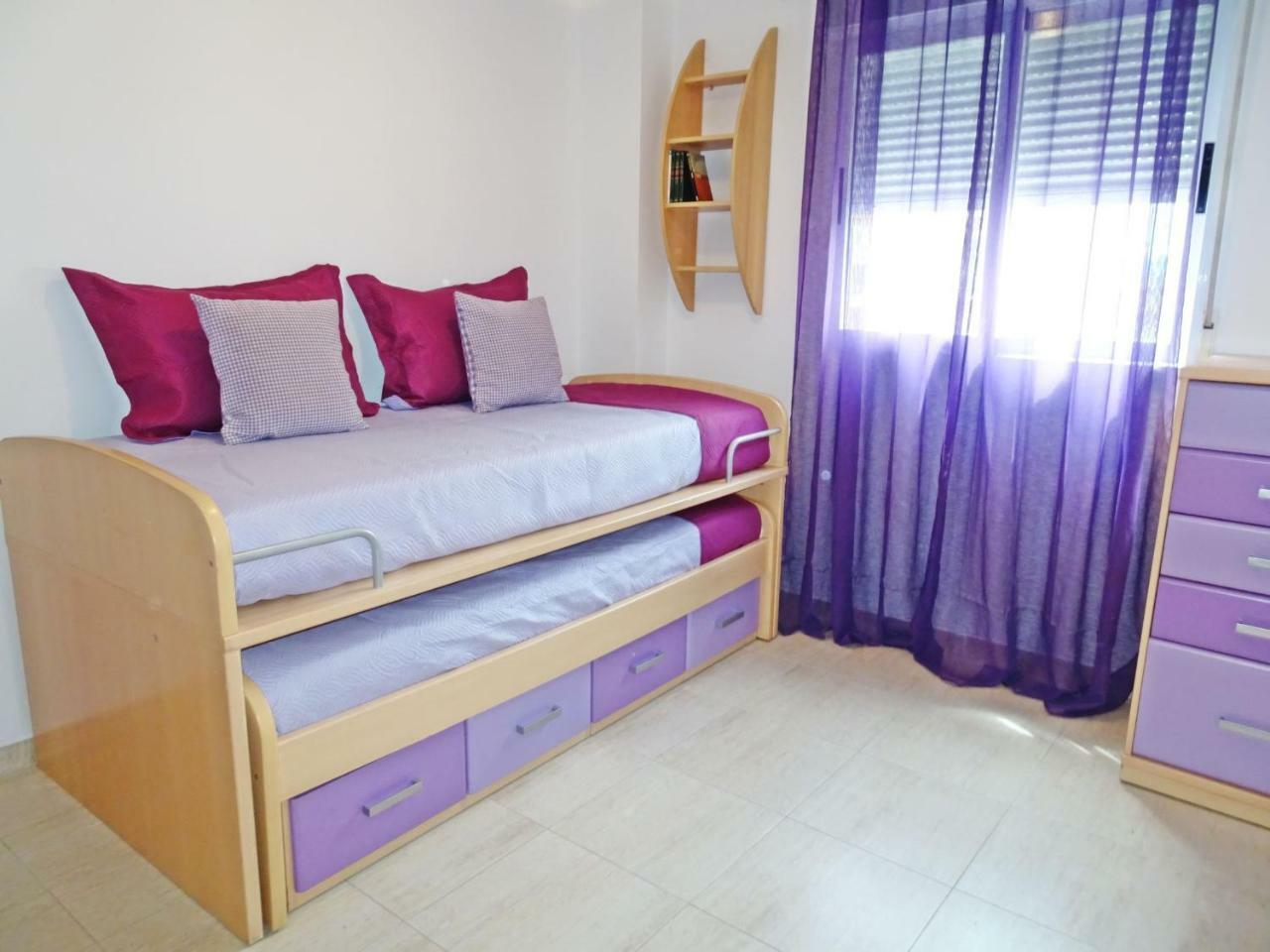 Neptuno Apartamento - Frente A La Playa Daimús Eksteriør billede